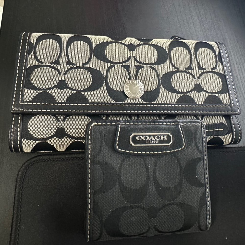 Two Coach Wallets!